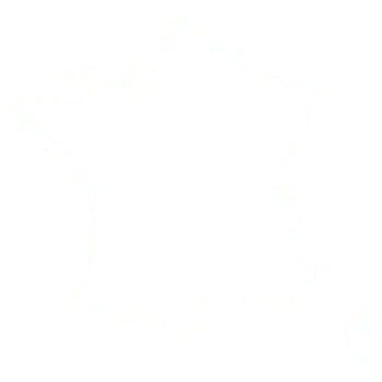 Carte de France — Zone d'intervention HMB Construction