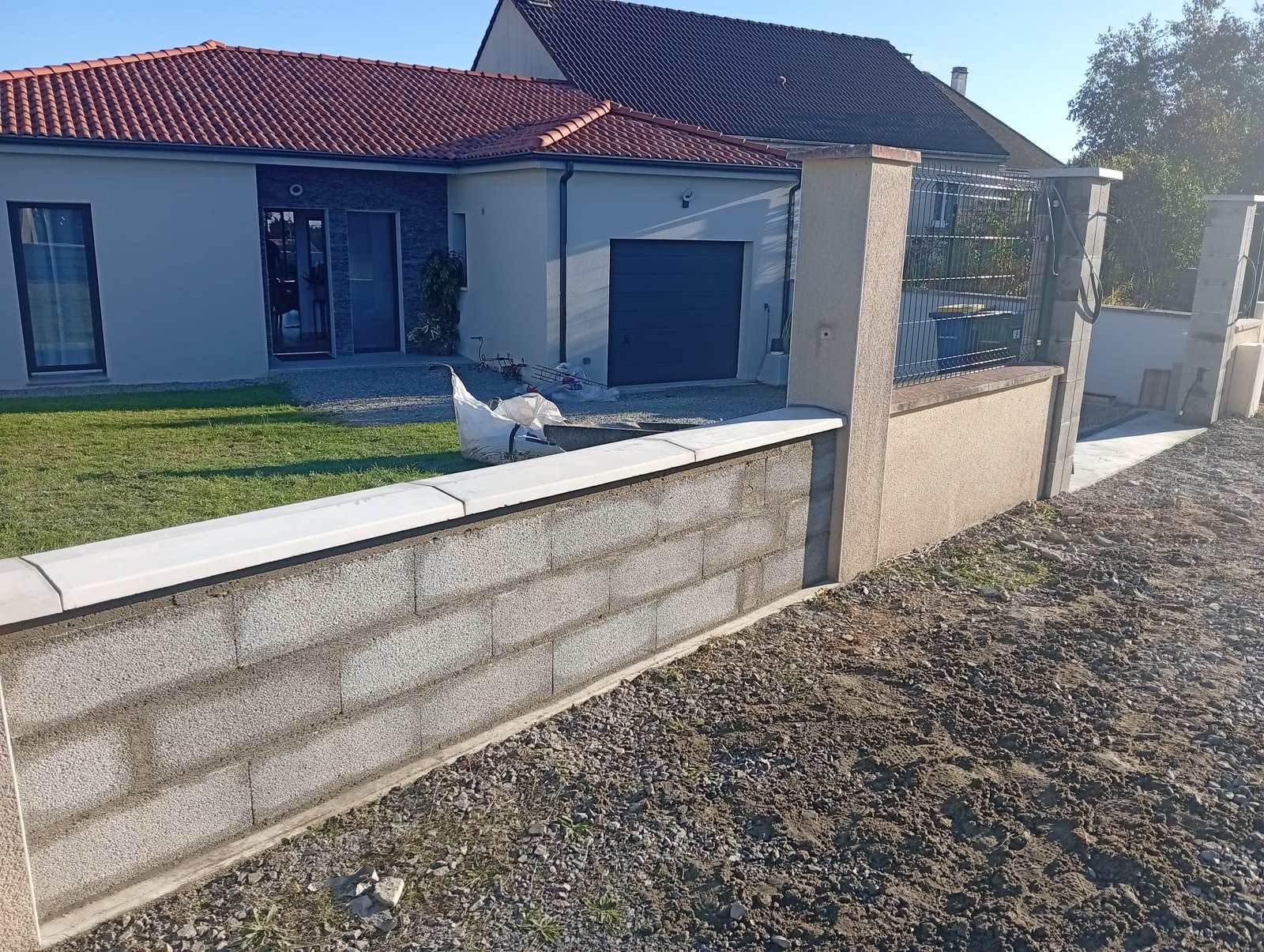Mur de clôture
